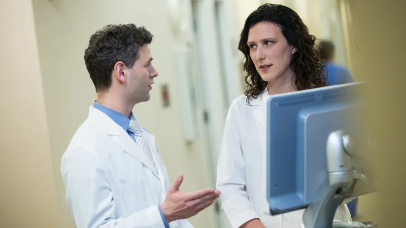 Doctors collaborating