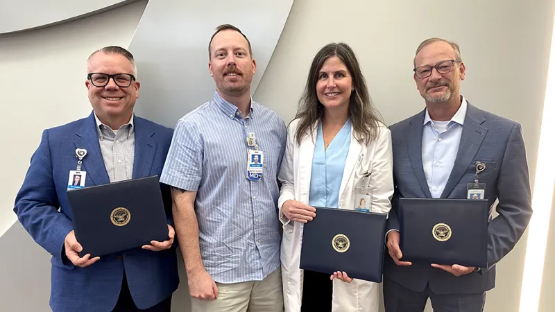Dr. James Tiehen Patriot Award presentation