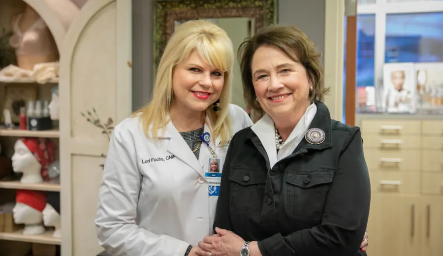 Lori Fuchs and Leslie Peterson at Inner Beauty Salon