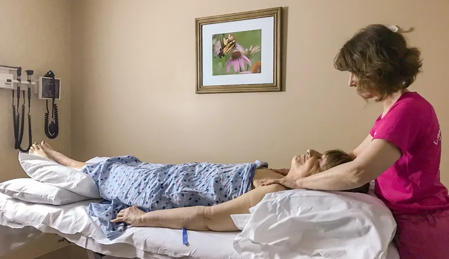 Anne Race gets treatment