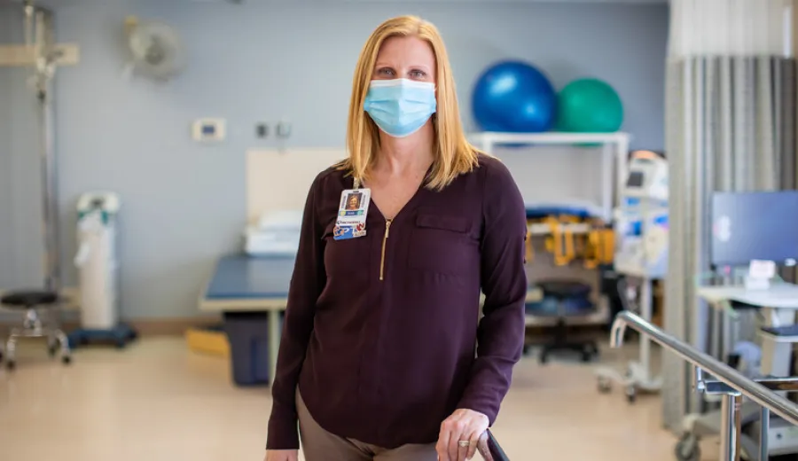 Photo of Sarah Cockle, Methodist Hospital’s service leader for therapy services